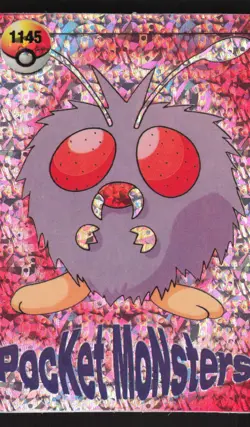 Venonat Charmander 1145 Prism,Holo Pokemon Carddass Vending Sticker - Image 1