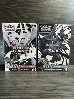 Pokemon TCG: Black Bolt and White Flare Booster Bundle | Lot Of 2 | Sealed - Image 1