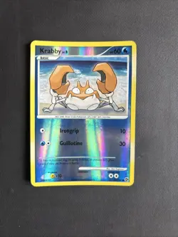 Pokemon TCG Krabby 75/106 Great Encounters Reverse Holo Common 2008 Nintendo - Image 1
