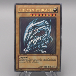 YuGiOh Blue-Eyes White Dragon SDK-001 1st Edition Ultra NM-EX Asian English t357 - Image 1