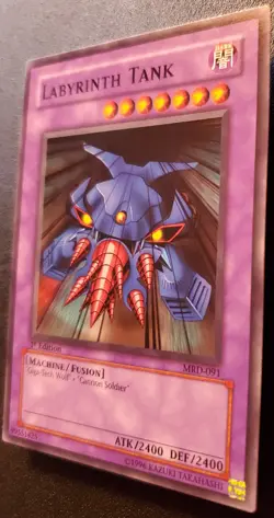 Yu-Gi-Oh! Labyrinth Tank MRD Metal Raiders 1st Edition Vintage 2002 - Image 3