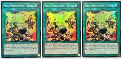 3 x THSF-EN057 Fire Formation - Tenki - Super Rare 1st Edition Near Mint YuGiOh - Image 1