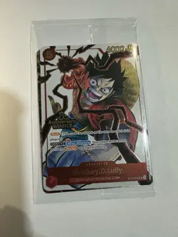 One Piece OP13 3rd Anniversary Winner Set Pre Release Pack Sealed Luffy Sabo Ace - Image 1