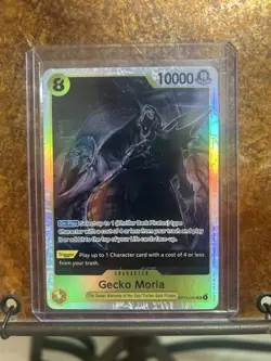 OP14-104 Gecko Moria SR The Azure's Sea Seven English 🔥✨ - Image 1