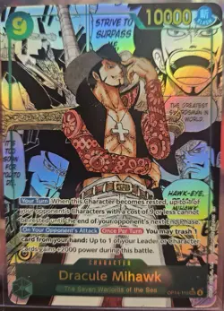 Dracule Mihawk (Manga) OP14-119 The Azure Sea's Seven Foil - Image 1