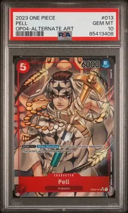 2023 One Piece, Pell, OP04 - Alternative Art, #013, PSA 10 GEM MINT - Image 1