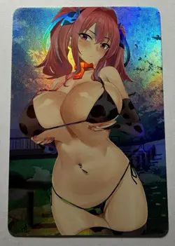 SEXY HEROINE WAIFU MILKY Bremerton AZUR LANE ACG PREMIUM HOLOFOIL CARD NM - Image 1