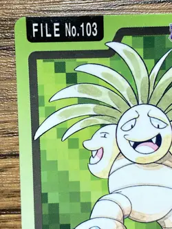 Pokemon Carddass Card Exeggutor File No.103 Bandai Pocket Monsters 1997 Japan - Image 3