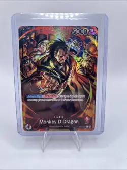 One Piece Monkey.D.Dragon OP07-001 L Leader Card 5000 Power 5 Life Regular - Image 1