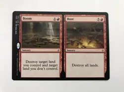 Boom / Bust MTG Magic the Gathering Card NM Near Mint TSR - Image 1