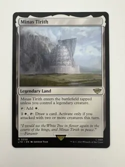 Minas Tirith MTG Magic the Gathering Card NM Near Mint LTR - Image 1
