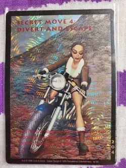 TOMB RAIDER CCG CARD 204 SECRET MOVE 4: DIVERT AND ESCAPE - Image 1