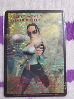 TOMB RAIDER CCG CARD 205 SECRET MOVE 5: SILVER BULLET - Image 1
