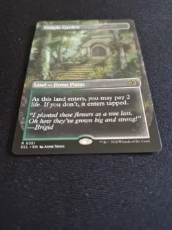 MTG - Temple Garden (351) | Lorwyn Eclipsed (ECL) | Non-Foil Borderless Rare - Image 2