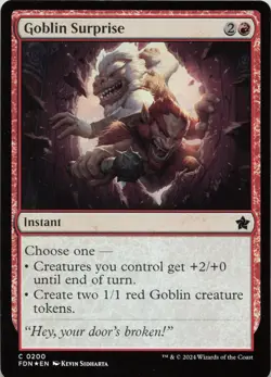 Goblin Surprise - FOIL - C Foundations 200 - MTG - Image 1
