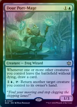 Dour Port-Mage (Foil) (BLB) Bloomburrow - NM - Image 1