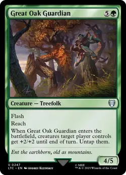 MTG The Lord of the Rings Commander - Great Oak Guardian - Image 1
