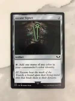 Arcane Signet 228 Necrons MTG Magic the Gathering Card NM Mint Warhammer 40K - Image 1