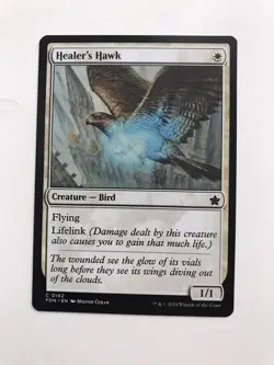 Healer's Hawk MTG Magic the Gathering Card NM Near Mint FDN - Image 1