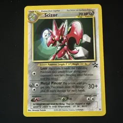 Pokemon Black Star Promo Scizor #33 TCG Card WOTC Wizards Of The Coast - Image 2