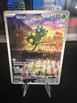 Pokemon Teal Mask Ogerpon 123 Sv: Scarlet & Violet Promo Holo Basic HP110 - Image 1