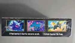 Pokemon TCG Kobaran Biru (Blue Blaze) Indonesian Sealed Booster Box Evolusi Mega - Image 3