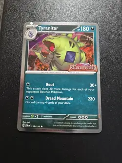 Pokemon Tyranitar 135/193 STAMPED Paldea Evolved Holo - Image 1