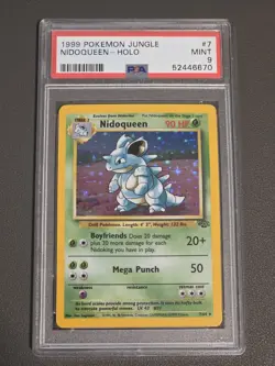 1999 POKEMON JUNGLE #7/64 NIDOQUEEN HOLO PSA 9 - Image 1