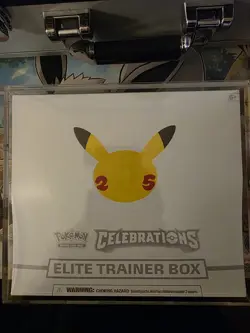 Pokemon TCG: 25th Anniversary Celebrations Elite Trainer Box (2021) 820650809439 - Image 1