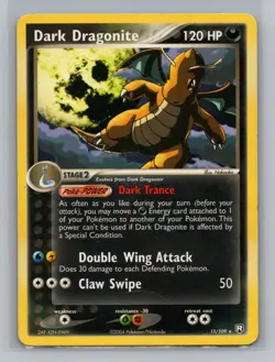 Pokemon Team Rocket Returns Dark Dragonite Regular Rare #15/109 11776 - Image 1