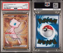 2023 Pokemon 151 Ultra Premium Collection #205 Mew ex Gem Mint PSA 10 - Image 3