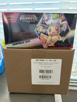 Pokemon TCG: Scarlet & Violet Prismatic Evolutions - Surprise Box Case - Image 1