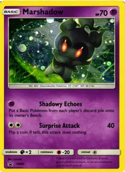 Pokemon TCG Marshadow SM93 SM Black Star Promo SM93 Promo Holo VLP - Image 1
