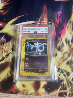 2002 POKEMON EXPEDITION SET #20/165 MEWTWO REVERSE FOIL PSA 9 - Image 1
