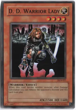 Yugioh - D.D. Warrior Lady DCR-027 Unlimited - Dark Crisis - Image 1