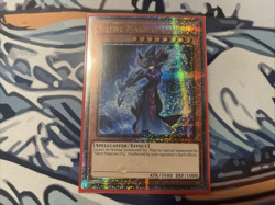 Yugioh Silent Magician LV8 Quarter Century Secret Rare MZTM-EN000 Near Mint - Image 1