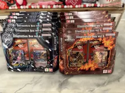 One Piece Illustration Box Vol 5 And 6 Bundle 12 Boxes Total 6 Of Each In Hand - Image 1
