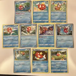Magikarp Pokemon Card Lot x10 Unique Cards Excellent Condition - Image 1