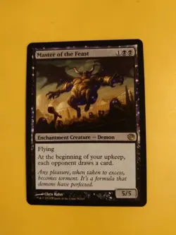 Master of the Feast. Rare Nyx Demon Magic the Gathering Card. - Image 2