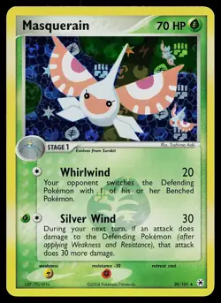 Pokemon Card - Masquerain Hidden Legends 20/101 Rare Reverse Holo - Image 1