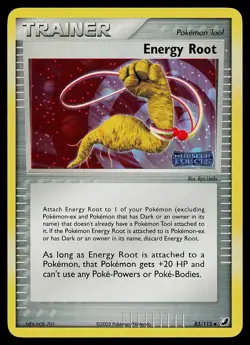 Pokemon Card - Energy Root Unseen Forces 83/115 Uncommon Reverse Holo Stamped - Image 1