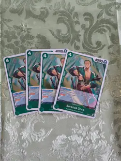 One Piece PRB02 Zoro English Playset PRB02-006 4 Card Premium Set Best Vol.2 - Image 1