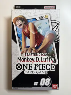 One Piece Card Game ST-08 Monkey D. Luffy Starter Deck - New - Image 1