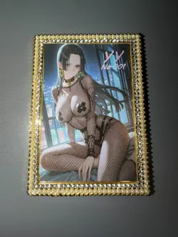 Boa Hancock One Piece Metal Collectible Diamond Card Goddess Waifu Collectible - Image 1