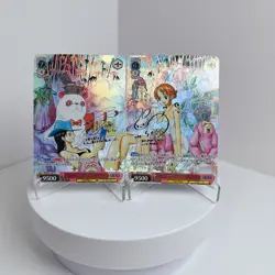 2×One Piece Doujin Card Swimming Pool Series Goddess Waifu Custom Holo Foil - Image 1