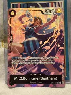One Piece Card Game - Mr.2.Bon.Kurei(Bentham) - OP14-091 - Alt Art - English - Image 1