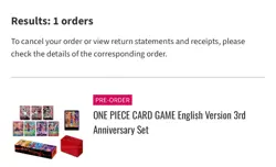 PREORDER ONE PIECE CARD GAME English Version 3rd Anniversary Set - Image 4