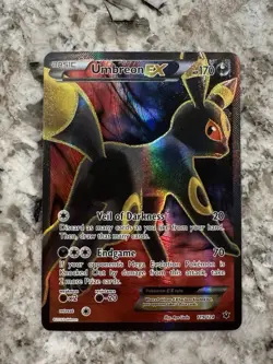 Umbreon EX 119/124 Full Art Holo Ultra Rare XY Fates Collide Pokemon Card - Image 1
