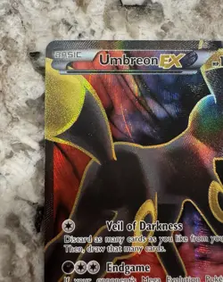 Umbreon EX 119/124 Full Art Holo Ultra Rare XY Fates Collide Pokemon Card - Image 3