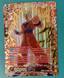 SS Goku End of a Clash BT24-010 R Gold Foil Alt Art Dragon Ball Super CCG Card - Image 1